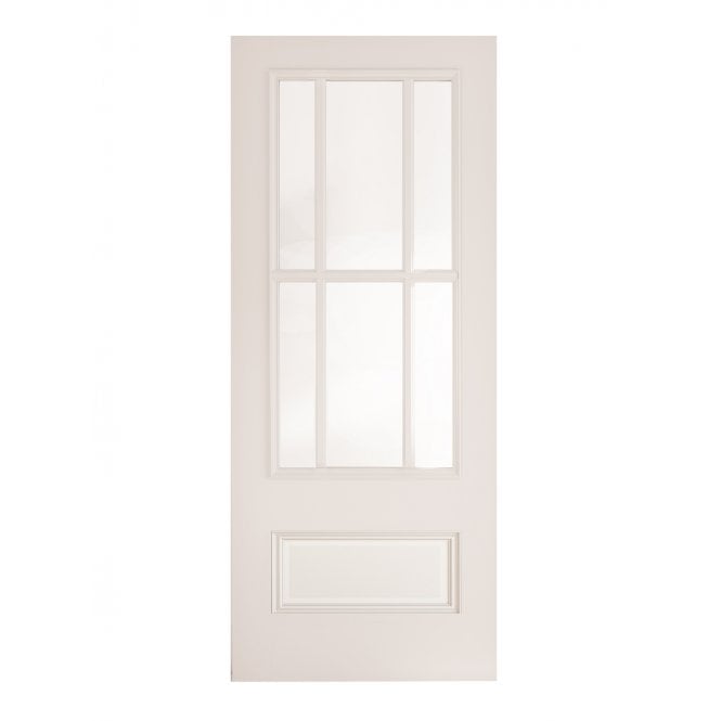 Deanta Canterbury White Primed Bevelled Internal Glazed Door