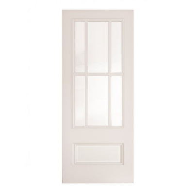 Deanta Canterbury White Primed Bevelled Internal Glazed Door