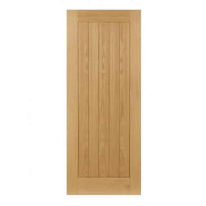 Deanta Ely Unfinished Oak FD30 Fire Door