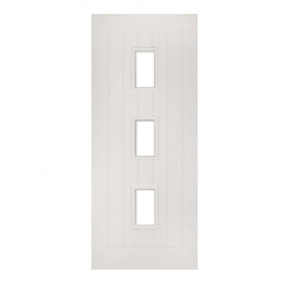 Deanta Ely White Primed Internal Glazed Door (3L)