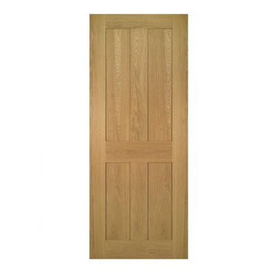 Deanta Eton Unfinished Oak FD30 Fire Door