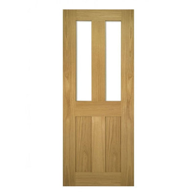 Deanta Eton Unfinished Oak Internal Glazed Door