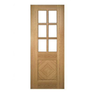 Deanta Kensington Prefinished Oak Bevelled Internal Glazed Door