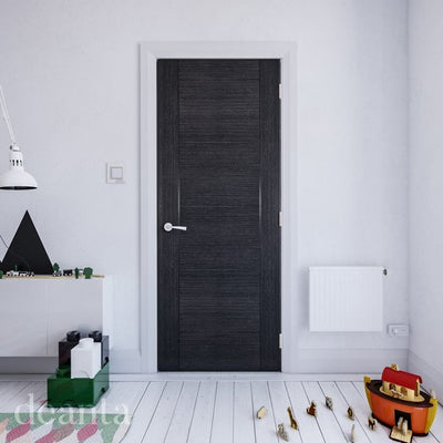 Deanta Montreal Dark Grey Ash FD30 Fire Door