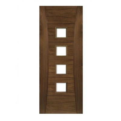 Deanta Pamplona Prefinished Walnut Internal Glazed Door