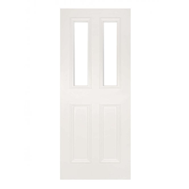 Deanta Rochester White Primed Internal Glazed Door