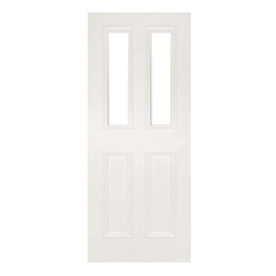Deanta Rochester White Primed Internal Glazed Door