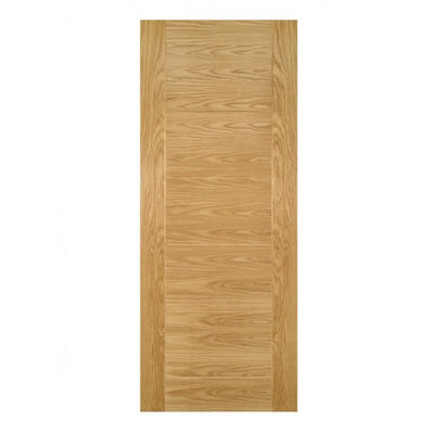 Aster Ladder 7 Panel Unfinished Oak FD30 Fire Door