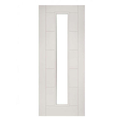 Deanta Seville White Primed 1L Glazed FD30 Fire Door