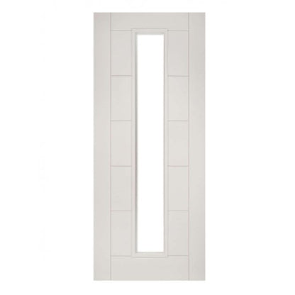 Deanta Seville White Primed 1L Glazed FD30 Fire Door