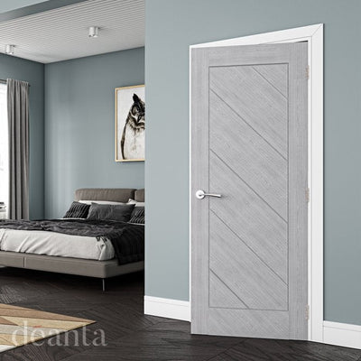 Deanta Torino Light Grey Ash Internal FD30 Fire Door