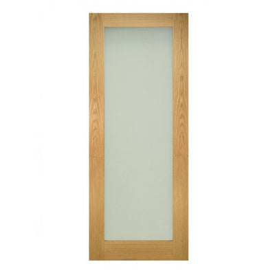 Deanta Walden Unfinished Oak Frosted Internal Glazed Door