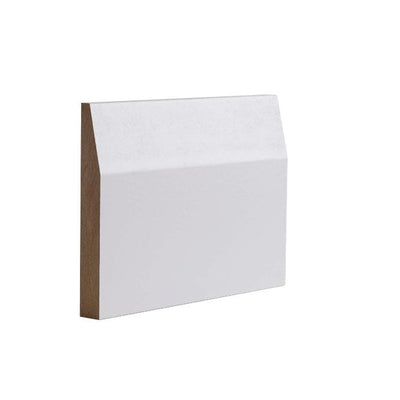 Deanta White Primed Half Splayed Skirting