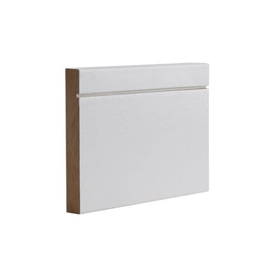 Deanta White Primed Shaker Skirting