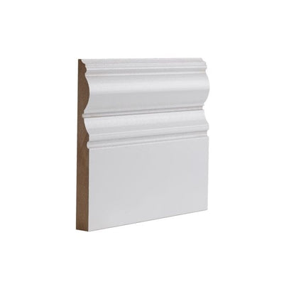 Deanta White Primed Victoriana Skirting