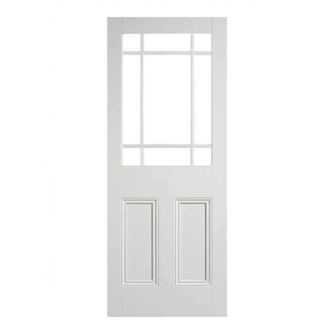 LPD White Primed Downham Unglazed Internal Door