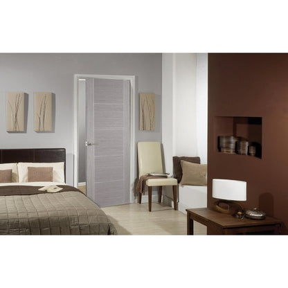 LPD Light Grey Vancouver 5P FD30 Fire Door