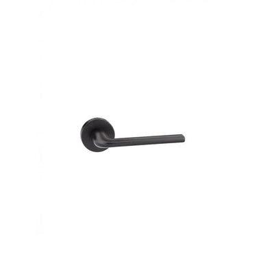 Atlantic Forme Milly Designer Lever on Minimal Round Rose - Matt Black