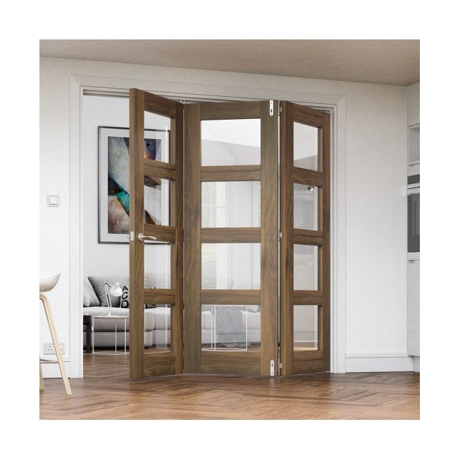 Deanta Folding System - Bifold Frame Kit Unfinished Oak