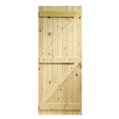 XL Joinery Ledged & Braced Arched Top External Pine Gate