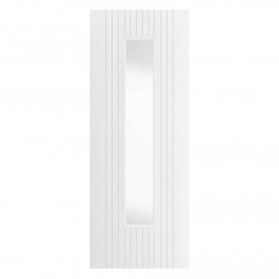 JB Kind Aria White Primed Internal Glazed Door