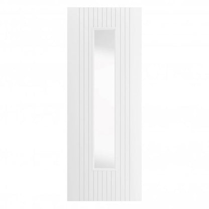 JB Kind Aria White Primed Internal Glazed Door