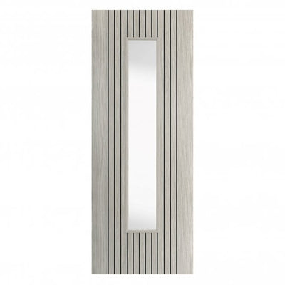 JB Kind Aria Grey Laminated Internal Glazed Door