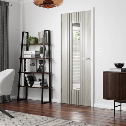 JB Kind Aria Grey Laminated Internal Glazed Door