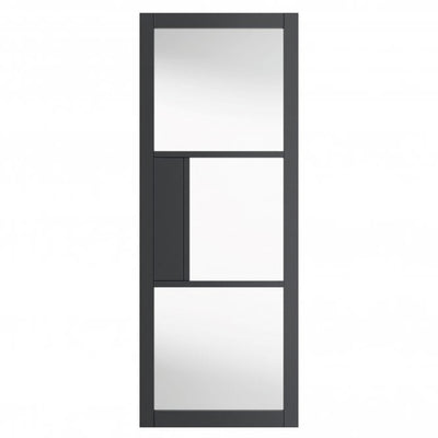 JB Kind Cosmo Laminated Grey Internal Glazed Door