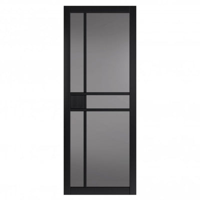 JB Kind City Black Tinted Glass Internal Glazed Door