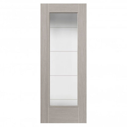 JB Kind Tigris Light Grey Laminated Full Internal Glazed Door