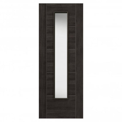 JB Kind Tigris Dark Grey Glazed Laminated Internal Door