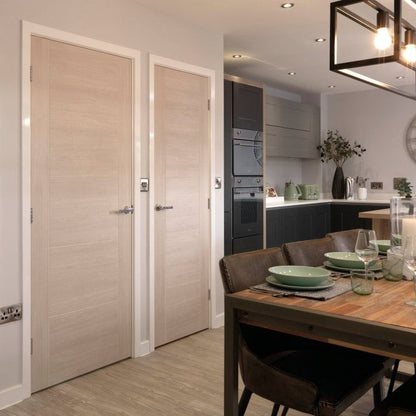 JB Kind Tigris Ivory Laminated Internal FD30 Fire Door
