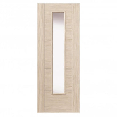 JB Kind Tigris Ivory Glazed Laminated Internal Door