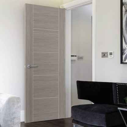JB Kind Tigris Light Grey Laminated Internal Door