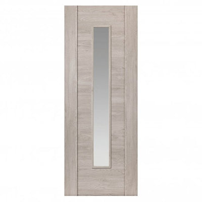 JB Kind Alabama Light Grey Glazed Laminated Internal Door