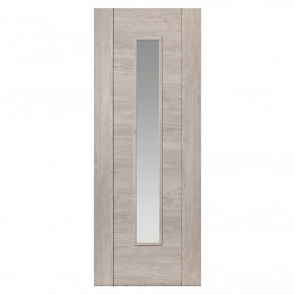 JB Kind Alabama Light Grey Glazed Laminated Internal Door