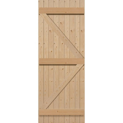 JB Kind Ledged and Braced Boarded External Door