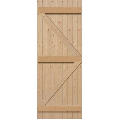 JB Kind Ledged and Braced Boarded External Door