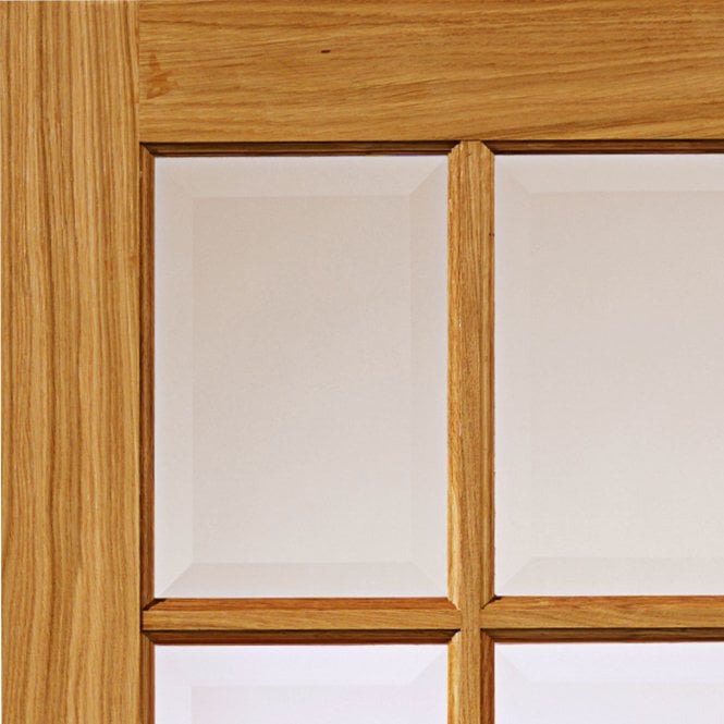 JB Kind Dove Oak Finished Internal Glazed Door