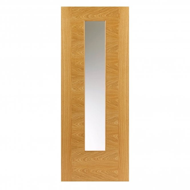 JB Kind Ostria Oak Clear Internal Glazed Door