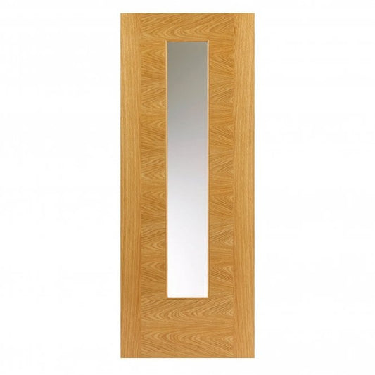 JB Kind Ostria Oak Clear Internal Glazed Door
