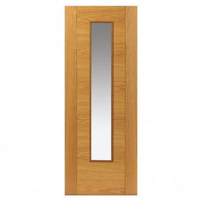 JB Kind Emral Oak Clear Internal Glazed Door