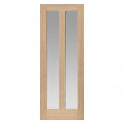 JB Kind Matterhorn Oak Clear Internal Glazed Door