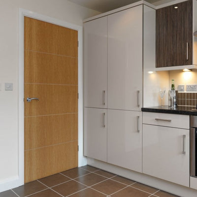 JB Kind Tate Oak Painted Internal FD30 Fire Door