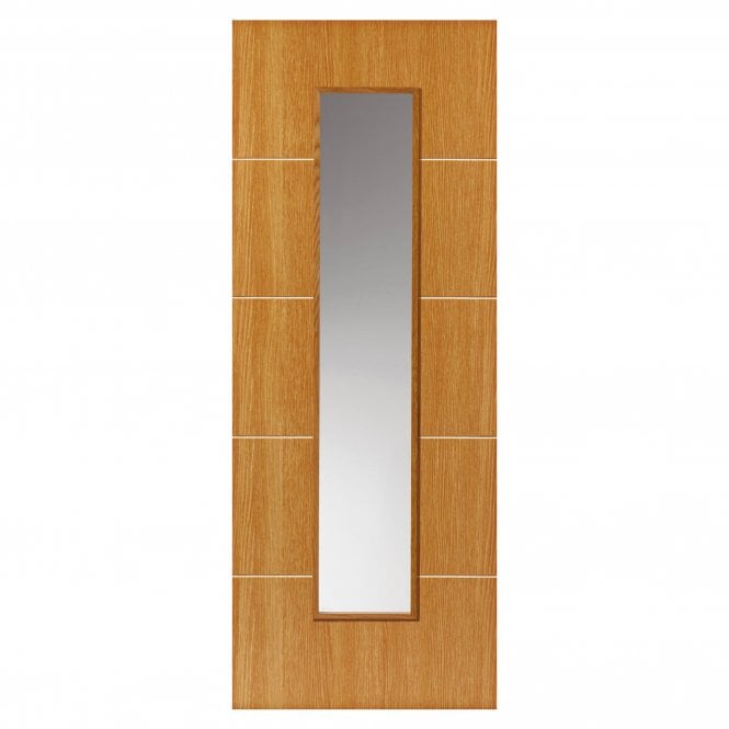 JB Kind Louvre Oak Painted Internal Door