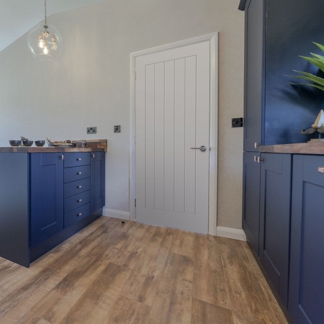 JB Kind Thames White Primed Internal Door