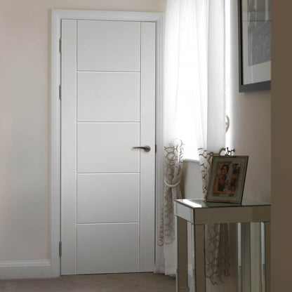 JB Kind Tigris White FD30 Fire Door