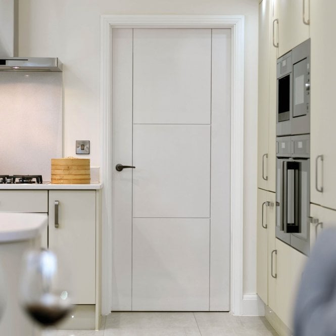 JB Kind Mistral White Primed FD30 Fire Door
