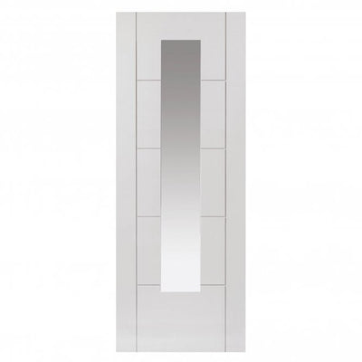 JB Kind Emral White Clear Internal Glazed Door